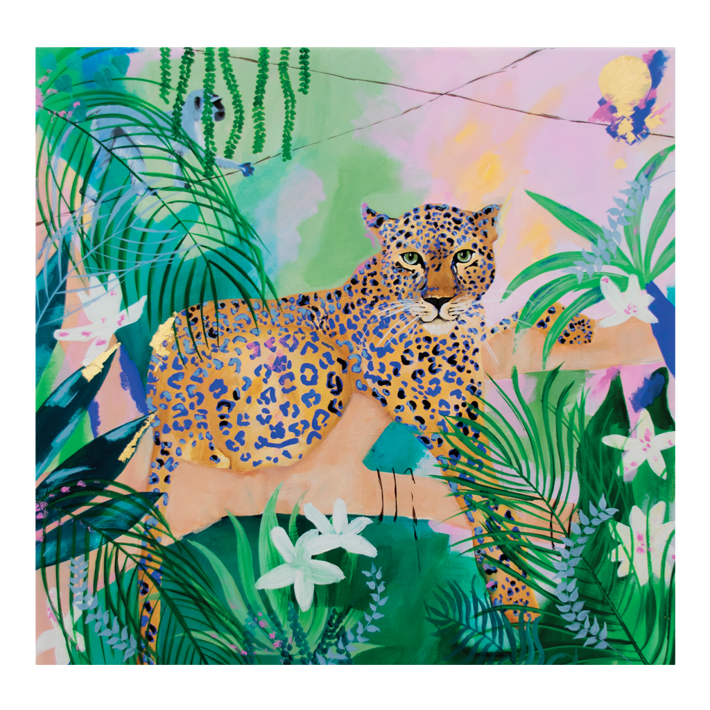 'Leopard Love' - Leopard Open Edition Giclée Print