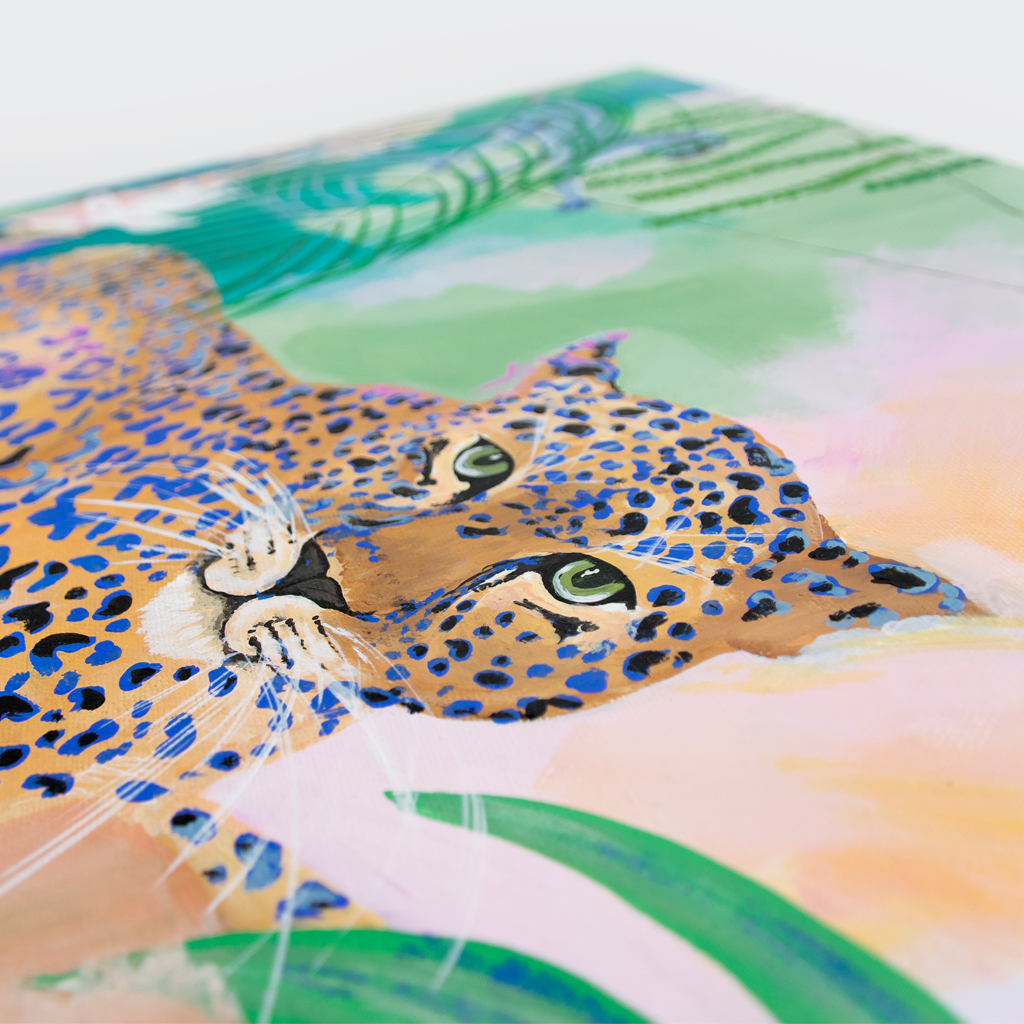 'Leopard Love' - Leopard Open Edition Giclée Print