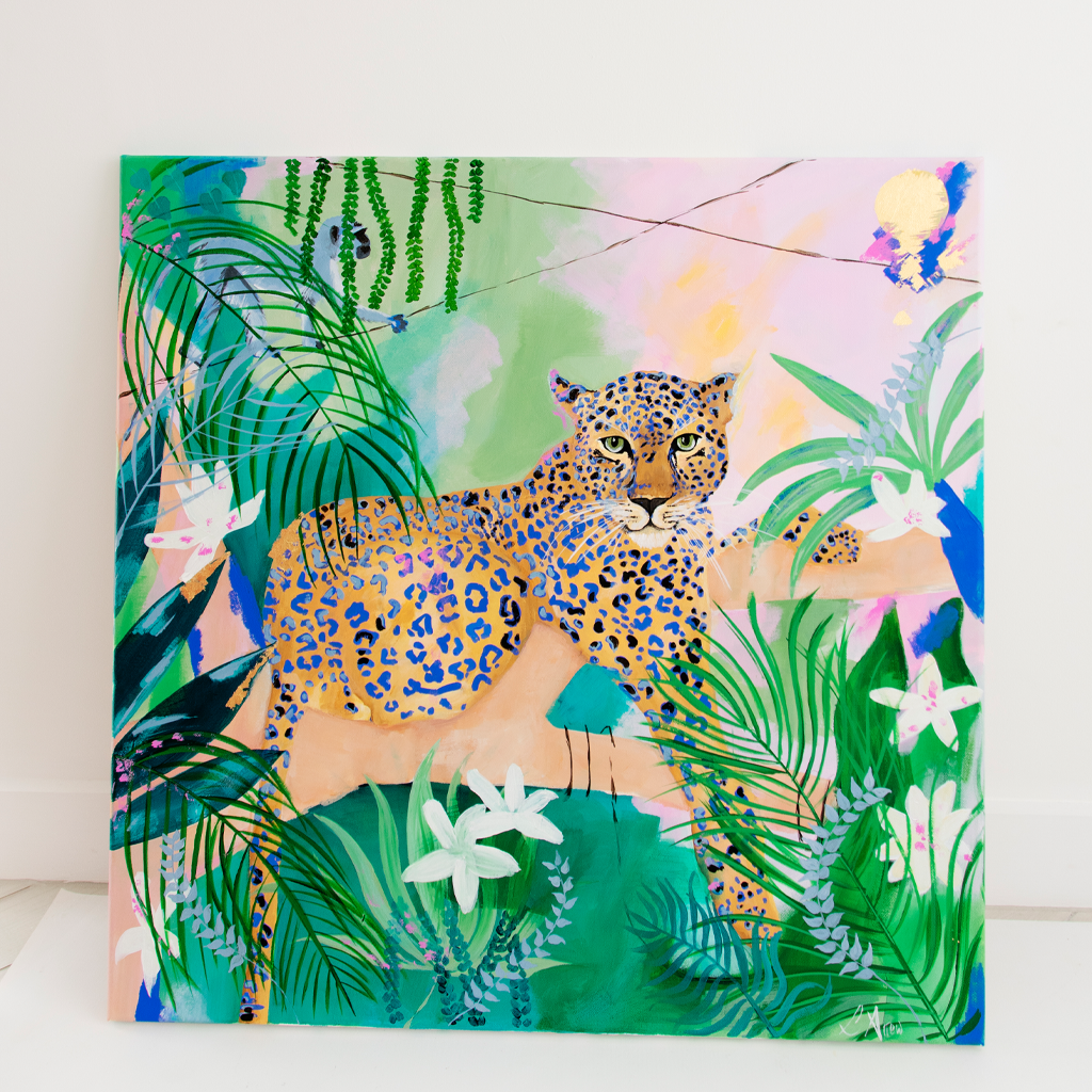 'Leopard Love' - Leopard Open Edition Giclée Print