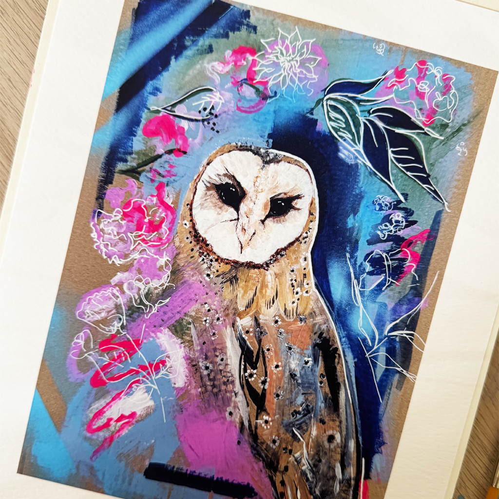 Limited Edition Numbered Giclée Print - 'Street Owl'
