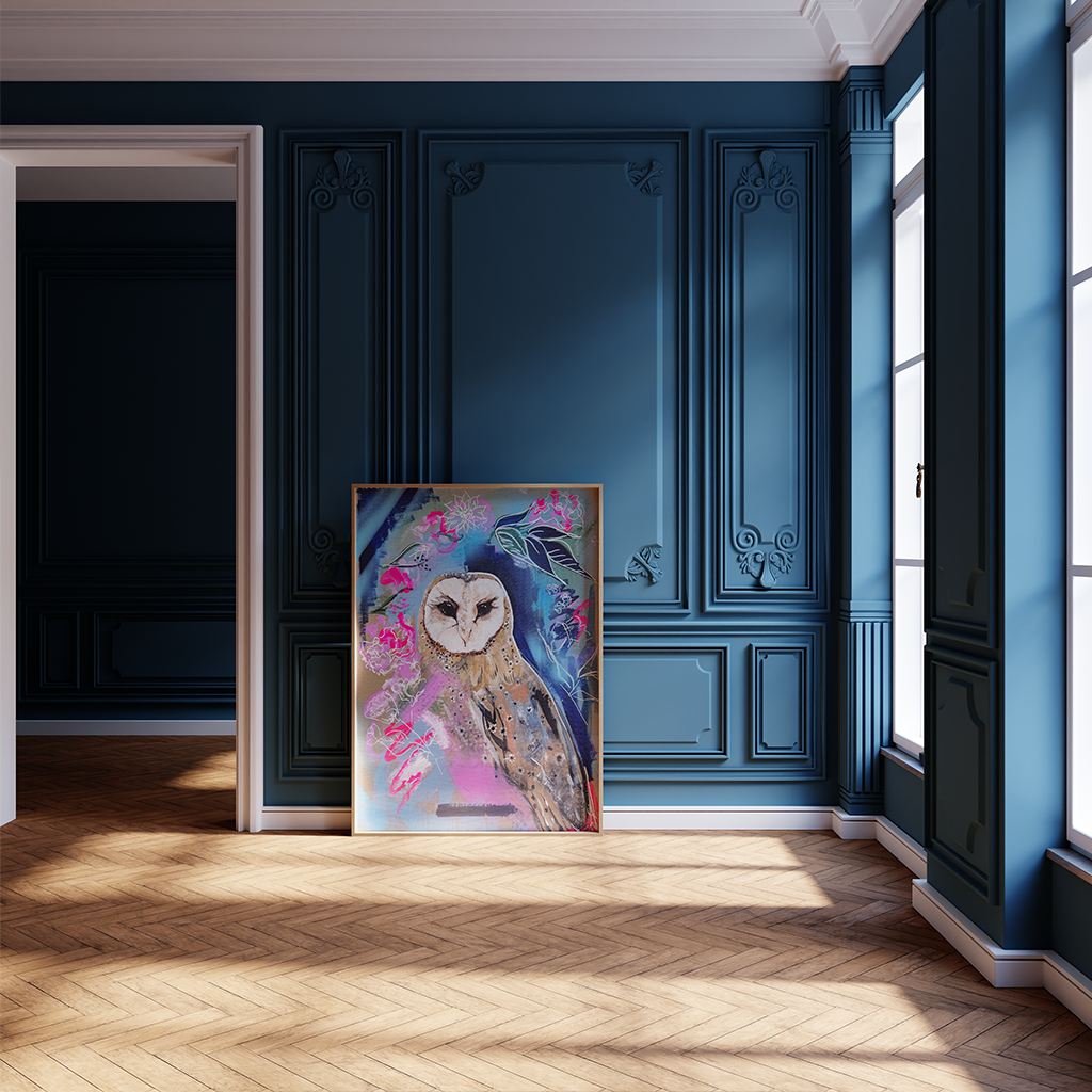 Limited Edition Numbered Giclée Print - 'Street Owl'