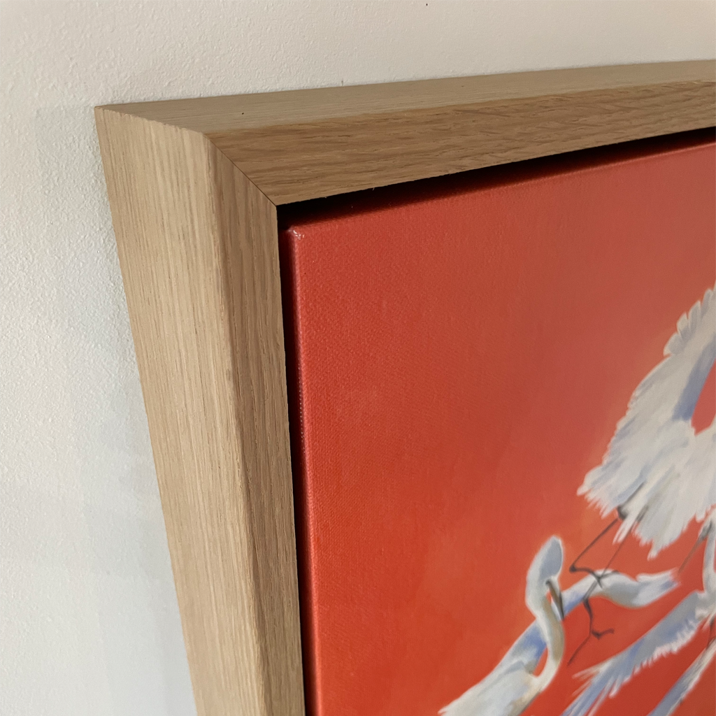 'Where the Cranes Fly' Canvas Print