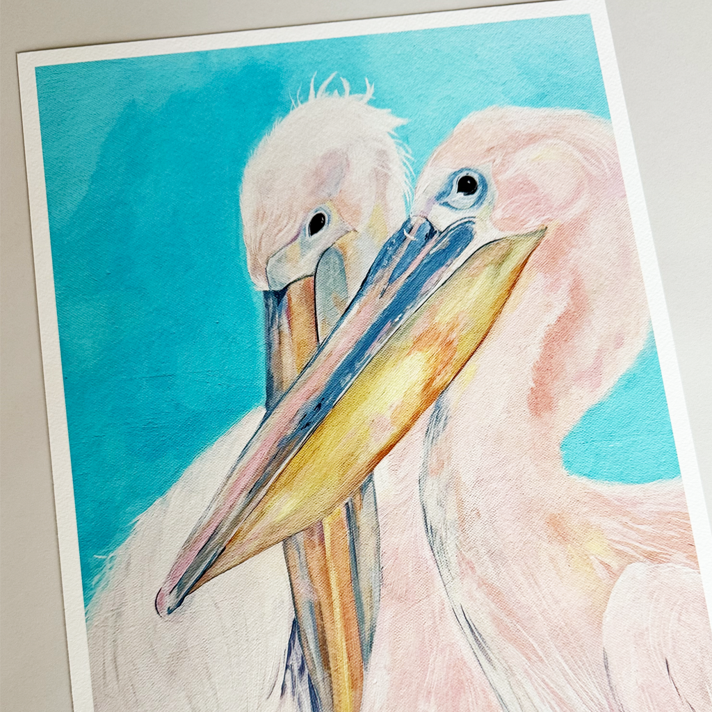 Limited Edition Numbered Giclée Print - 'Together Again'