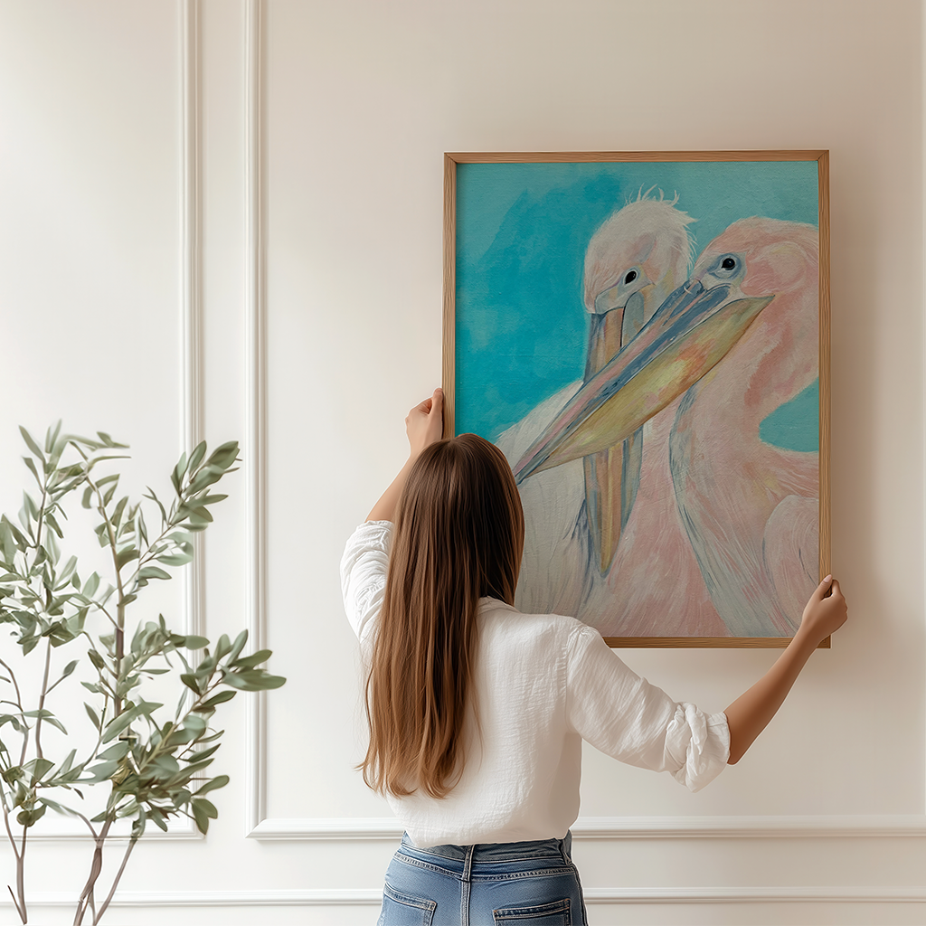 Limited Edition Numbered Giclée Print - 'Together Again'