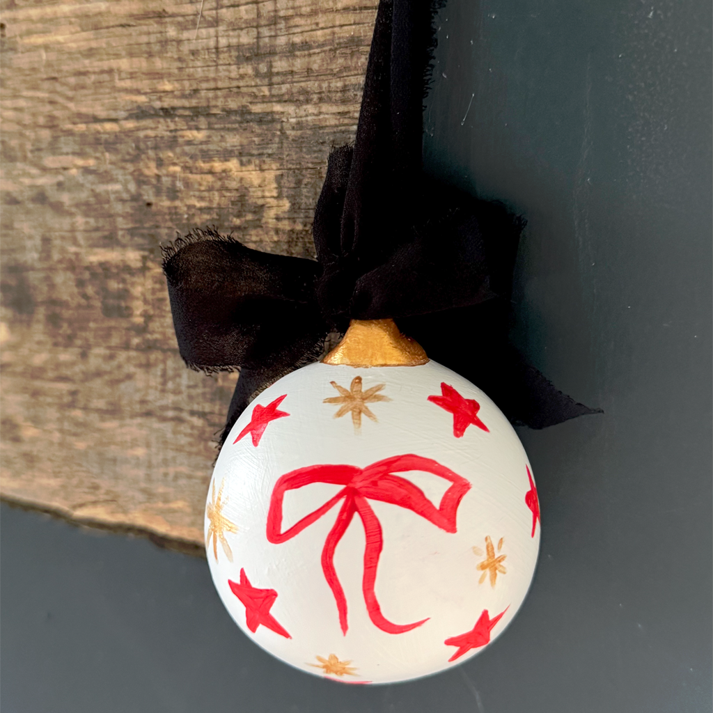 Hand-Painted Bauble | Perello Olive