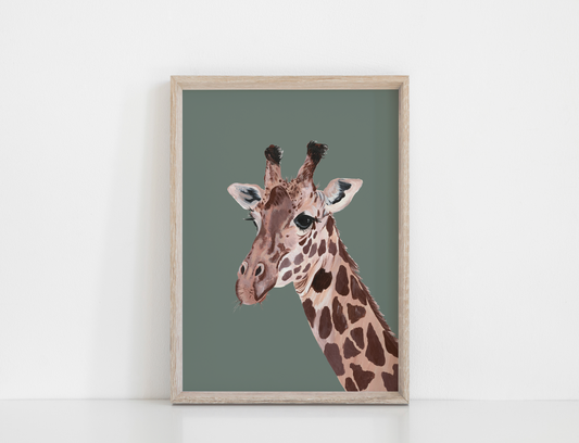 Giraffe Giclée Print